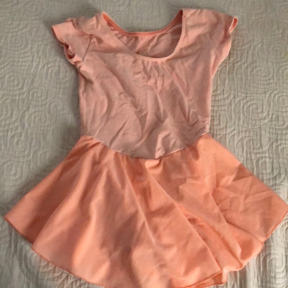 Girls Ballet/Dance Leotard with attached skirt.